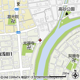 静岡県浜松市中央区浅田町1646周辺の地図