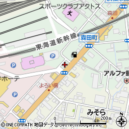 静岡県浜松市中央区森田町205周辺の地図