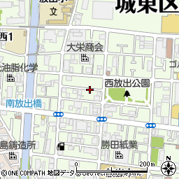 大阪府大阪市城東区放出西周辺の地図