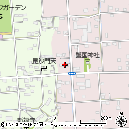 静岡県浜松市中央区金折町167周辺の地図