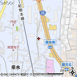 三重県津市垂水617周辺の地図