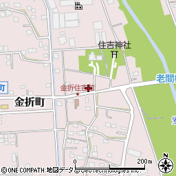 静岡県浜松市中央区金折町1014周辺の地図
