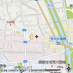 静岡県浜松市中央区本郷町300周辺の地図