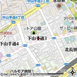 鴻華園 下山手店周辺の地図