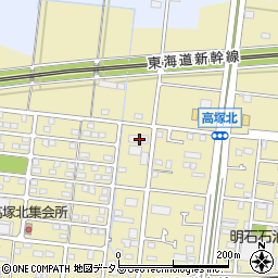 静岡県浜松市中央区高塚町1786周辺の地図