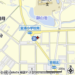 セブンイレブン田原浦川向店周辺の地図