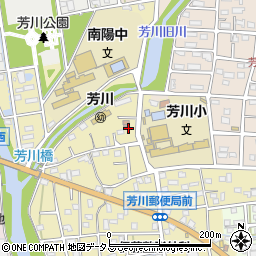 静岡県浜松市中央区芳川町198周辺の地図