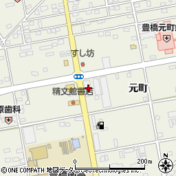 愛知県豊橋市南大清水町元町255周辺の地図