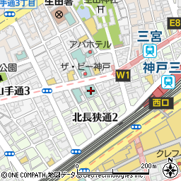 神戸レディススパ周辺の地図