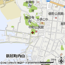 中町遊園地周辺の地図