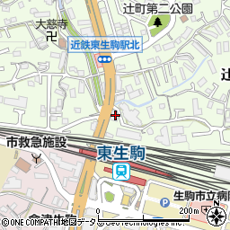 奈良県生駒市辻町762周辺の地図