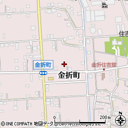 静岡県浜松市中央区金折町665周辺の地図