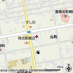 愛知県豊橋市南大清水町元町257周辺の地図