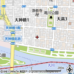 大阪府大阪市北区天満4丁目4-2周辺の地図