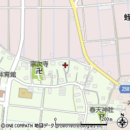 静岡県磐田市南島128周辺の地図