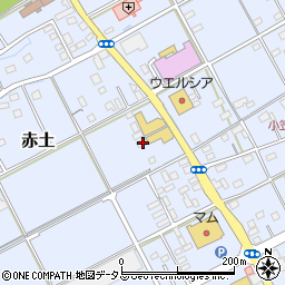 静岡県菊川市赤土1423周辺の地図