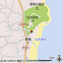 下田市立白浜公民館周辺の地図