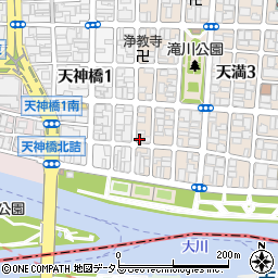 大阪府大阪市北区天満4丁目4-4周辺の地図