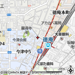 ハイツ徳庵駅前周辺の地図