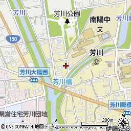 静岡県浜松市中央区芳川町97周辺の地図