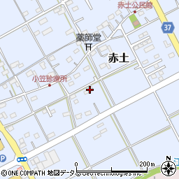 静岡県菊川市赤土898-3周辺の地図