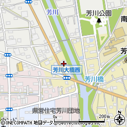 静岡県浜松市中央区芳川町46周辺の地図