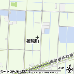 静岡県浜松市中央区篠原町2008周辺の地図