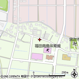 静岡県磐田市南島380周辺の地図