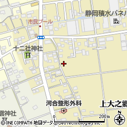 静岡県磐田市上大之郷142周辺の地図