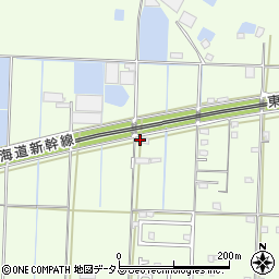 静岡県浜松市中央区篠原町634周辺の地図
