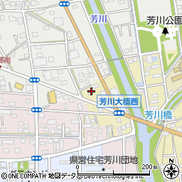 静岡県浜松市中央区芳川町5周辺の地図