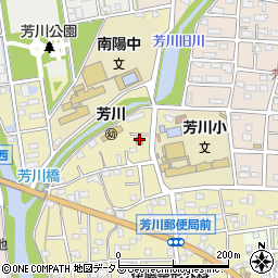 静岡県浜松市中央区芳川町199周辺の地図