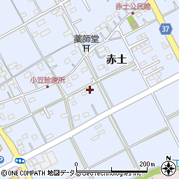 静岡県菊川市赤土897周辺の地図