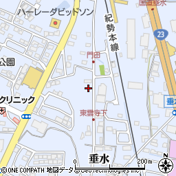 三重県津市垂水708周辺の地図
