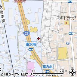 三重県津市垂水586-2周辺の地図