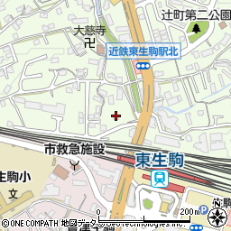 奈良県生駒市辻町766周辺の地図