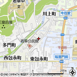 奈良県奈良市川上町578-4周辺の地図