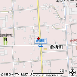 静岡県浜松市中央区金折町399周辺の地図