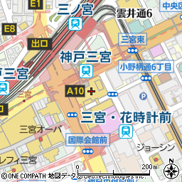 ハウス・オブ・ローゼ　神戸阪急店周辺の地図