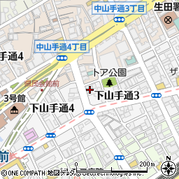 トリコロール 神戸周辺の地図