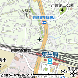 奈良県生駒市辻町765周辺の地図