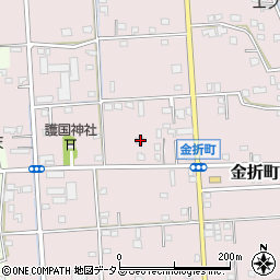 静岡県浜松市中央区金折町410周辺の地図
