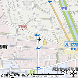 静岡県浜松市中央区本郷町291周辺の地図