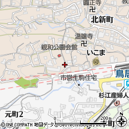 ＊個人宅:生駒市北新町4[黒田]駐車場周辺の地図