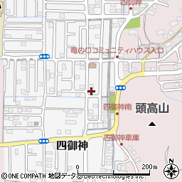 岡山県岡山市中区四御神208-4周辺の地図