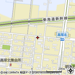 静岡県浜松市中央区高塚町1778周辺の地図
