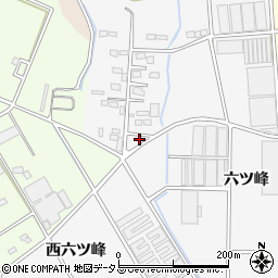 愛知県豊橋市西七根町西六ツ峰周辺の地図
