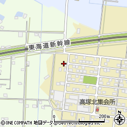 静岡県浜松市中央区高塚町1806周辺の地図