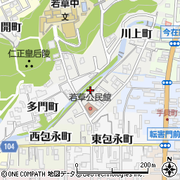 奈良県奈良市川上町582周辺の地図