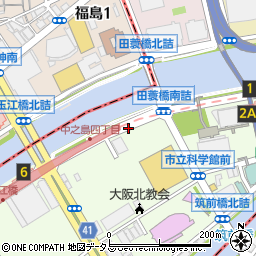 大阪中之島美術館 バイク専用駐車場【125cc以下限定】周辺の地図
